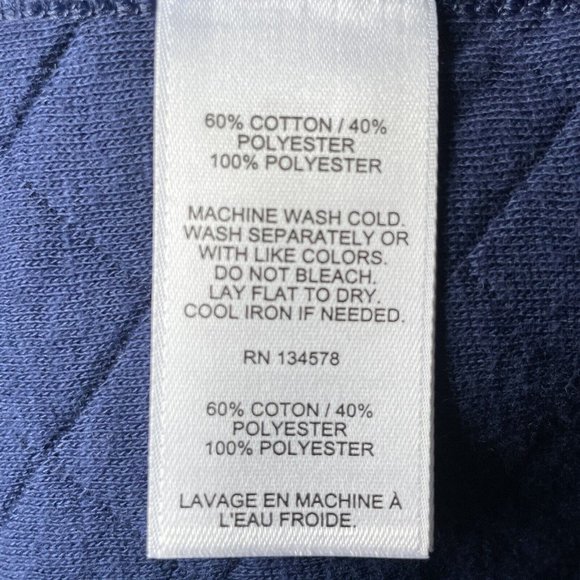 NWOT Vineyard Vines Holiday Fair Isle Fleece Pullover Sweater Snap Blue XXL Men - Picture 5 of 10